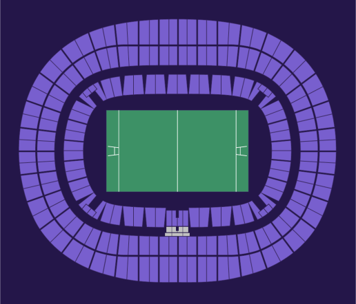 Stade de France seating chart showing all ticket zones: Longside Lower/Middle Center, Longside Lower, Longside Middle, Longside Upper, Corner Lower, Corner Middle, Corner Upper, Shortside Lower, Shortside Middle, and Shortside Upper.