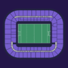 Matmut Atlantique seat plan – Union Bordeaux-Bègles home matches – aggregate view with all sections in purple