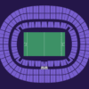 Stade de France seat plan – Top 14 phase finals – aggregate view with all sections in purple