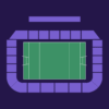 Stade Ernest-Wallon seat plan – Toulouse home matches – aggregate view with all sections in purple